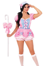 Load image into Gallery viewer, Detachable Shepherd’s Hook with Bow Accent – Costume Accessory for Little Bo Peep, Shepherd, or Fairy Tale Outfits