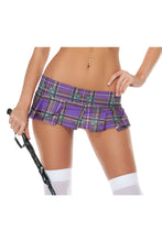 Load image into Gallery viewer, Pleated Plaid Mini Skirt