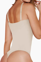 Load image into Gallery viewer, Women's Seamless Shapewear Thong Bodysuit, Tummy Control Body Shaper with High Compression, Adjustable Support, Invisible Under Clothing