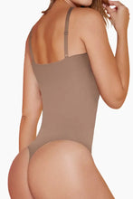 Load image into Gallery viewer, Women's Seamless Shapewear Thong Bodysuit, Tummy Control Body Shaper with High Compression, Adjustable Support, Invisible Under Clothing