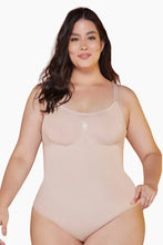 Load image into Gallery viewer, Seamless Shapewear Bodysuit, Tummy Control Body Shaper with Built-In Wire-Free Bra, Adjustable Straps, Full Coverage & 360° Waist Shaping