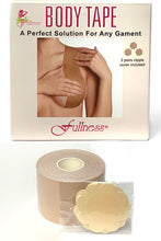 Load image into Gallery viewer, Body Tape with 3 Included Pasties, Anti-Slip Adhesive Tape for Instant Lift & Support