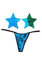 Load image into Gallery viewer, Color Changing Flip Pasties w Matching Panty