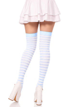 Load image into Gallery viewer, Cari Striped Stockings with Hosiery Fabric
