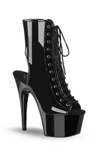 Load image into Gallery viewer, Open Toe Side Zip Ankle Boot