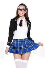 Load image into Gallery viewer, Academy Pupil Four Piece Costume Set, Halter Neck Top with Mini Skirt