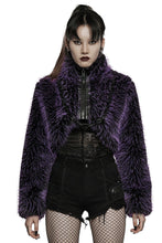 Load image into Gallery viewer, Gothic Fur Trim Coat