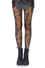 Load image into Gallery viewer, Snake Net Tights