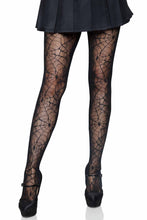 Load image into Gallery viewer, Spiderweb Lace Tights