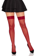 Load image into Gallery viewer, Roselle Floral Side Thigh Highs