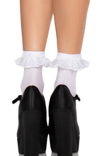 Load image into Gallery viewer, Lace Ruffle Nylon Anklet