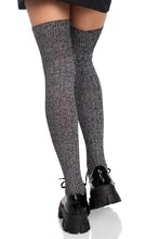 Load image into Gallery viewer, Athena Heather Thigh High Stockings