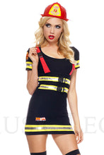 Load image into Gallery viewer, Firefighter Babe Costume for Women – Sexy Firefighter Halloween Outfit