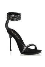 Load image into Gallery viewer, Evening Shoes With Rhinestone Ankle Cuff Slide

