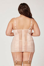 Load image into Gallery viewer, Luxurious Satin & Lace Chemise Lingerie Set
