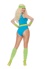 Load image into Gallery viewer, Let’s Get Physical 80s Workout Costume – Five-Piece Sexy Halloween Set for Women
