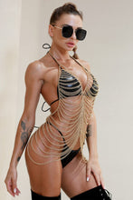 Load image into Gallery viewer, Rave Body Chain, Body Jewellery with Multi-Layer Chains