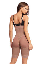 Load image into Gallery viewer, Mid-leg bodyshaper with Open cup Design
