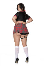 Load image into Gallery viewer, Plus Sexy Plaid Schoolgirl costume set
