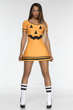 Load image into Gallery viewer, Pumpkin Dress Costume Set – Halloween Party Outfit