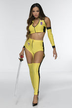 Load image into Gallery viewer, Kill Ninja Costume – 3-Piece Sexy Ninja Outfit with Top, Pants & Armbands