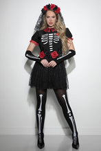 Load image into Gallery viewer, Day of the dead costume set