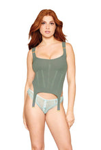 Load image into Gallery viewer, Rib knit sleepwear bustier