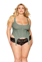 Load image into Gallery viewer, Rib knit sleepwear bustier