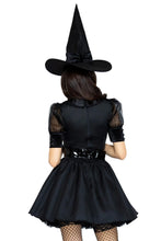 Load image into Gallery viewer, Bewitching Witch Costume: Vintage Glam Meets Witchy Charm