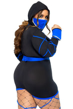 Load image into Gallery viewer, Dragon Ninja Costume, Hooded Keyhole Romper