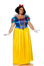 Load image into Gallery viewer, Two piece plus size Classic Snow White womens costume set
