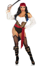 Load image into Gallery viewer, Two Pieces Buccaneer Beauty Costume Set