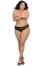 Load image into Gallery viewer, Ruffle Back Crotchless Panty