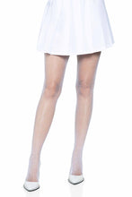 Load image into Gallery viewer, Paisley Glitter Fishnet Tights