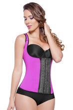 Load image into Gallery viewer, Boyshort Shaper with Frontal Latex Compression Adjustable Waist and Abdomen Control