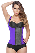 Load image into Gallery viewer, Boyshort Shaper with Frontal Latex Compression Adjustable Waist and Abdomen Control