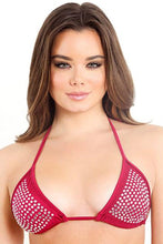 Load image into Gallery viewer, Rhinestone Bikini Top