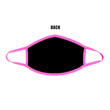 Load image into Gallery viewer, Girl Crush Neon UV Black Face Covering.
