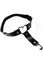 Load image into Gallery viewer, Faux Leather Heart Loop Garter Belt