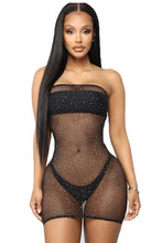 Load image into Gallery viewer, Rhinestone Dress Lingerie