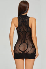 Load image into Gallery viewer, Mockneck Fishnet Dress Lingerie