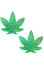 Load image into Gallery viewer, Glow Dark Synaptic Storm Holographic Dope AF Pasties