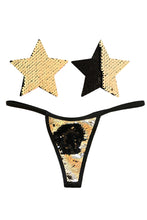 Load image into Gallery viewer, Color Changing Flip Pasties w Matching Panty