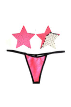 Load image into Gallery viewer, Color Changing Flip Pasties w Matching Panty