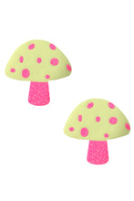Load image into Gallery viewer, GLO Trippy UV Shroom Nipztix Pasties