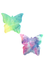 Load image into Gallery viewer, Rainbow Sherbet Tie Dye Butterfly Kisses Pasties