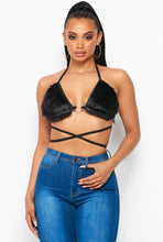Load image into Gallery viewer, Halter Backless Crop Top