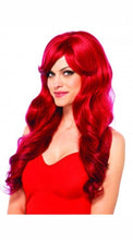 Load image into Gallery viewer, Long Wavy Red Wig