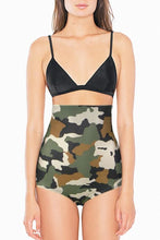 Load image into Gallery viewer, High-Waisted Camo Briefs