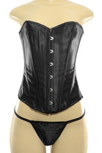 Load image into Gallery viewer, Boned Corset with Metal Closures and Tie Up Back